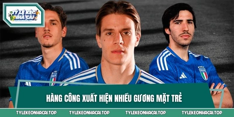 Hàng công xuất hiện nhiều gương mặt trẻ